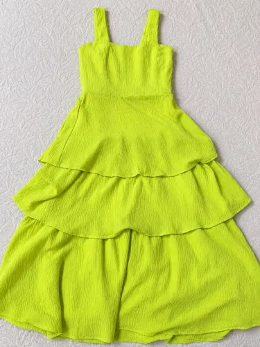 Vestido verde Lima adulto