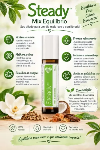 Óleo Essencial Touch Steady doTERRA 10ml