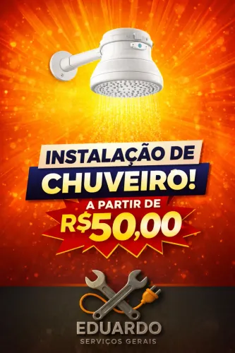 Instalação chuveiro - PROMOÇÃO 