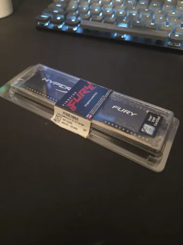 Memória Ram Desktop 8GB 2666mhz Ddr4 Kingston Hyperx Fury