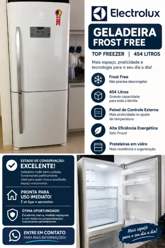 GELADEIRA ELECTROLUX 454L