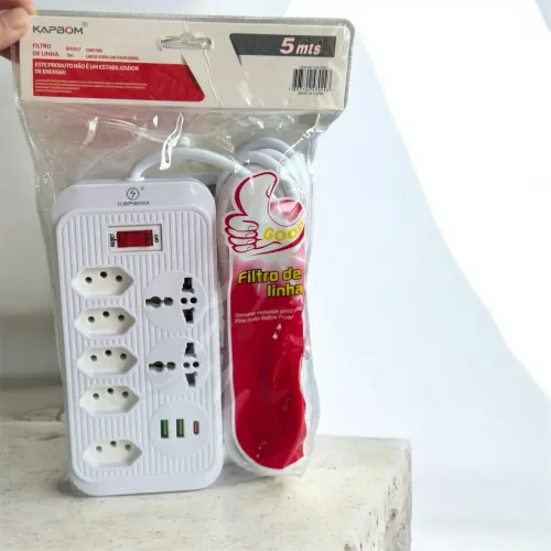 Filtro de linha completo USB
