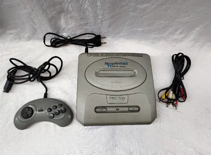 Mega Drive 3 Com 71 Jogos Na Memória