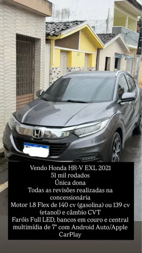Honda HR-V EXL 1.8 Flexone 16V 5P Aut. 2021