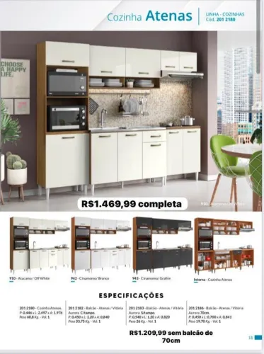 Cozinha completa Atenas