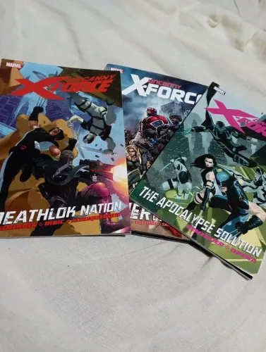 UNCANNY X-FORCE BY RICK REMENDER VOLUMES 1, 2 E 3 - DETALHES NA DESCRIÇÃO