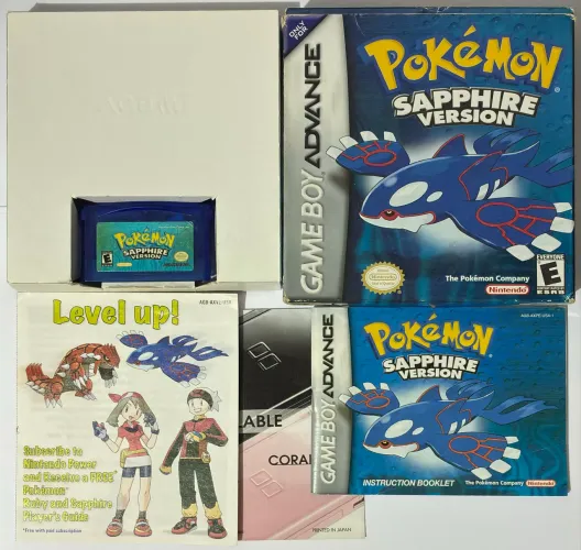 Pokémon Sapphire original Nintendo gba com caixa 
