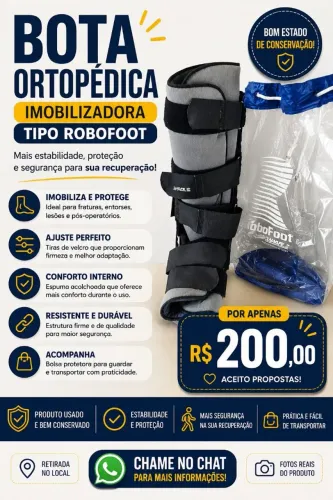 Bota ortopédica 
