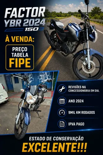 OPORTUNIDADE-Factor ED.150 ybr 2024- Valor  16.200,00