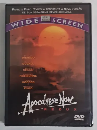 DVD Apocalypse Now Redux Lacrado - Versão Estendida Widescreen Francis Ford Coppola