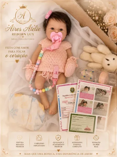Bebê reborn em silicone sólido pronta entrega