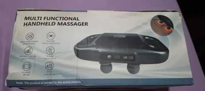Pistola Massageador Elétrico Muscular 4 Pontos Profissional