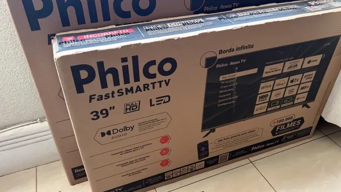 Smart TV 40 Polegadas Philco - Na Caixa 