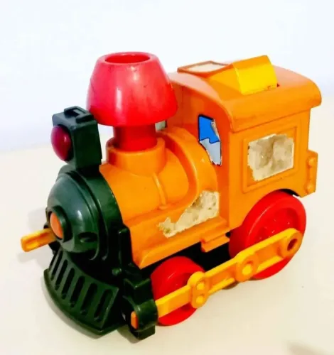 Locomotiva Maria Fumaça dos Anos 80, brinquedo antigo
