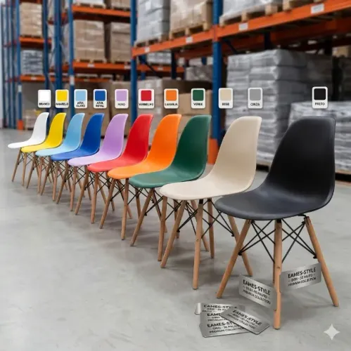 Cadeira Eames Pé Palito - PREÇO IMPERDIVEL
