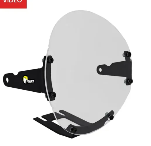 Protetor de farol Himalayan 450 ? proteção barata contra pedrada