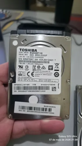 HD Toshiba sata 3, para notebook, de 1 TB