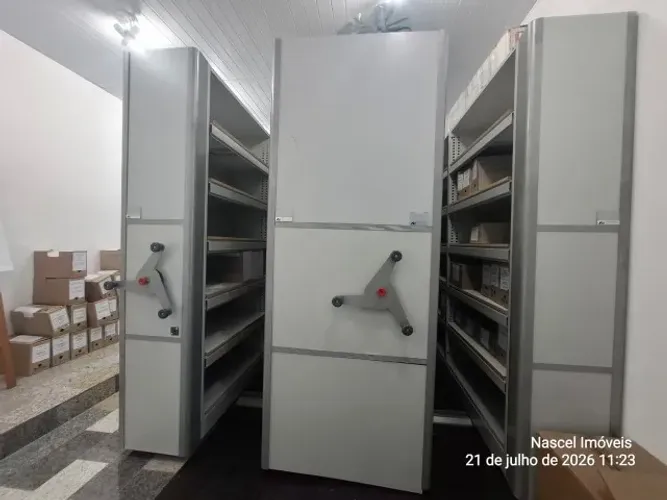 Arquivo Deslizante de Alta Densidade W3 (Mecânico - 4 Módulos)