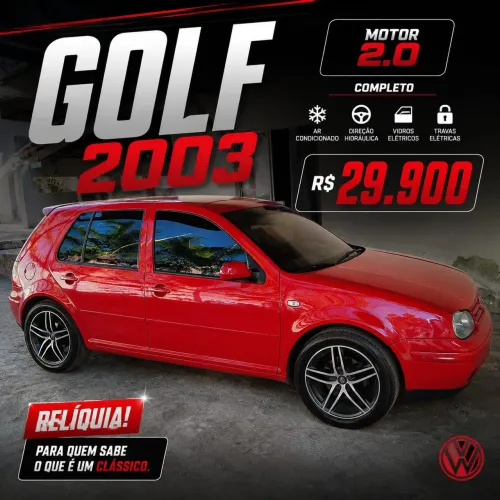 Volkswagen Golf 2.0/ 2.0 MI Flex Aut/tiptronic. 2003