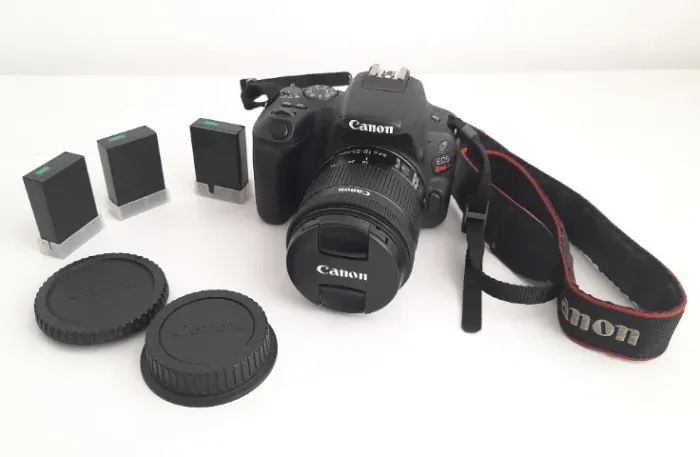 Camera Canon Rebel Sl2 - kit Lente 18-55mm e 55-250mm