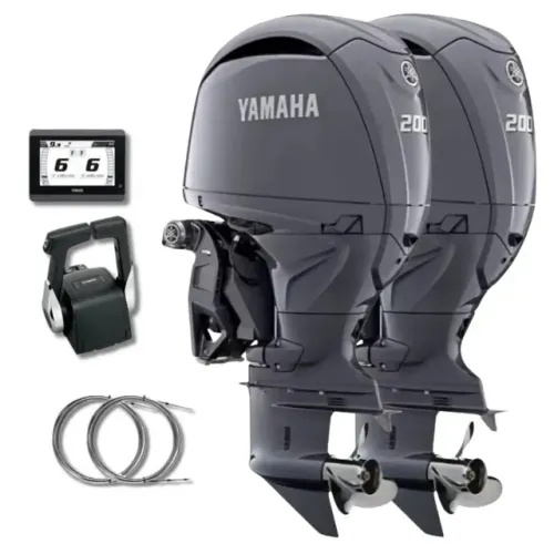 Parelha Yamaha 200hp CINZA