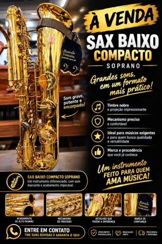Sax baixo compacto