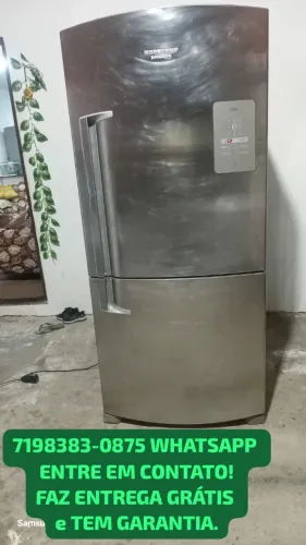 GELADEIRA INOX INVERSE ENTREGA GRÁTIS E GARANTIA
