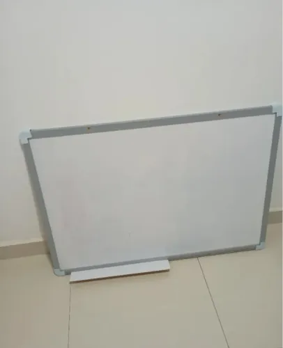 Lousa Quadro Branco 100x70 Soft Alumínio 