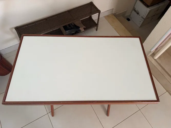 Mesa de Madeira Dobrável Grande Resistente