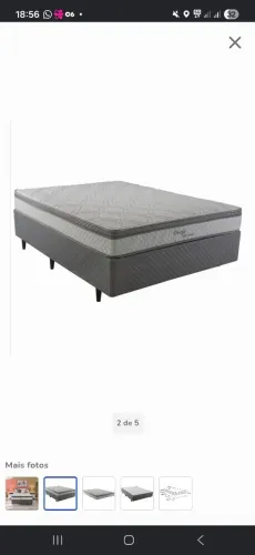 Cama Box casal Herval molas Ensacadas 2 meses de uso