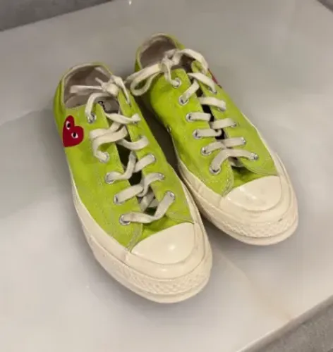 tênis converse play comme des garçons verde