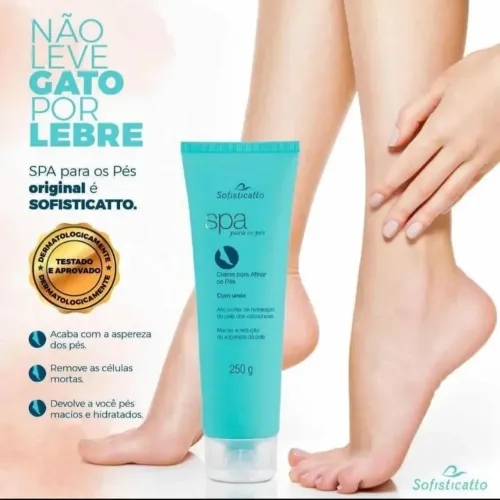 Creme para afinar os pés 