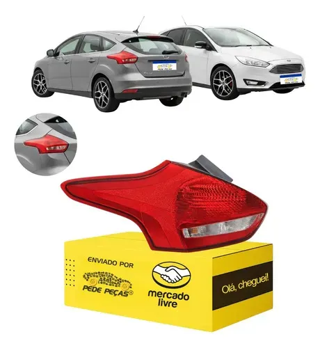Lanterna Traseira Ford Focus Hatch 2016 17 18 2019 S/led Le Esquerdo/motorista