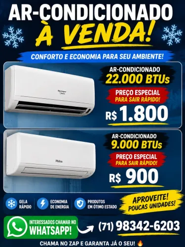 ? AR-CONDICIONADO À VENDA! ?