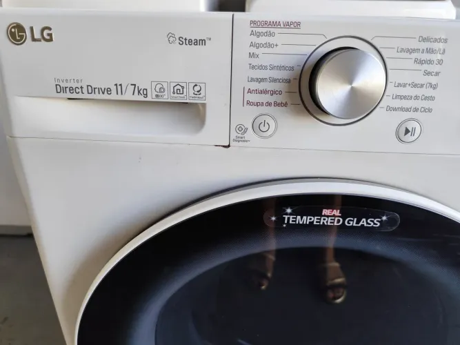 LG11KG DIRECT INVERTER PRONTA ENTREGA LAVA E SECA 