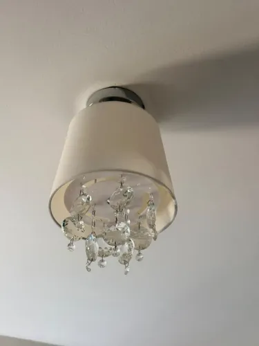 Lustre de teto com cristais