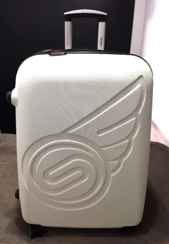 Mala de Viagem Santino Branca Grande