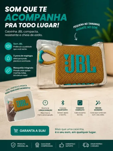 Caixa de som JBL Go 3