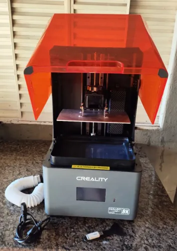 Vendo impressora 3d creality 8k e máquina de cura da creality