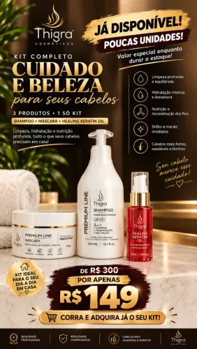 Kit Home Care Thigra Cosméticos