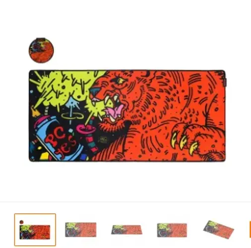 MOUSE PAD TIGER EXTENDED - ESTILO SPEED - 900X420MM - PMT90X42