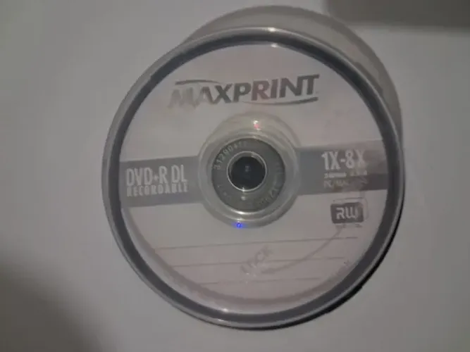 DVD+R Maxprint Dual Layer 8.5gb (7 unidades restantes)