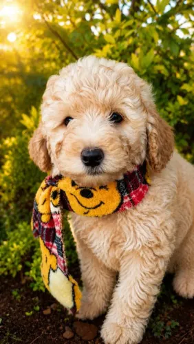 Filhotes de Poodle 60 dias macho Abricó 