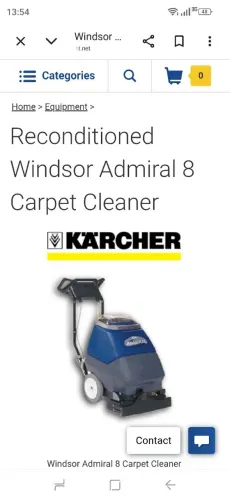 Extratora de carpetes Windsor Admiral 8 ( Kärcher )