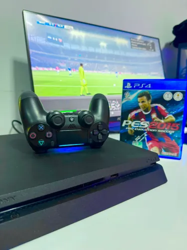 Ps4 Slim + 1 Controle + Jogos