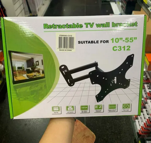 Suporte retrátil de parede