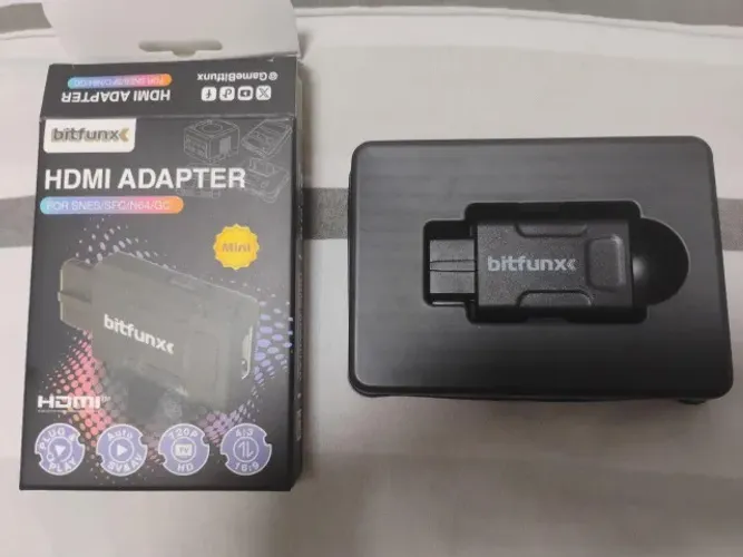 Adaptador Conversor Hdmi Bitfunx pra N64, Game Cube e Snes