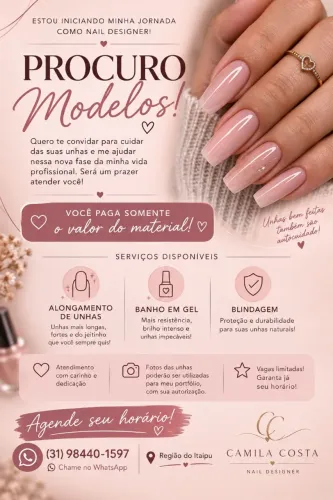 Modelos para unha em gel