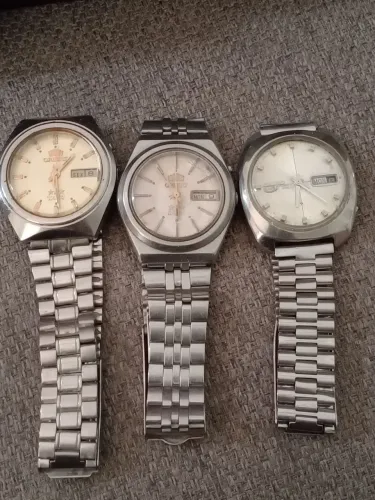 3 Relogios originais automático SEIKO/ORIENT