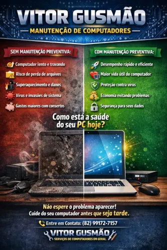 Conserto de computador e notebooks